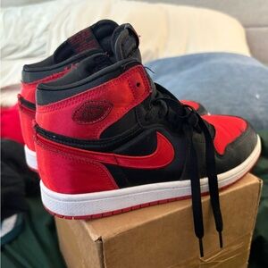 Jordan Kids Sneakers Black and Red